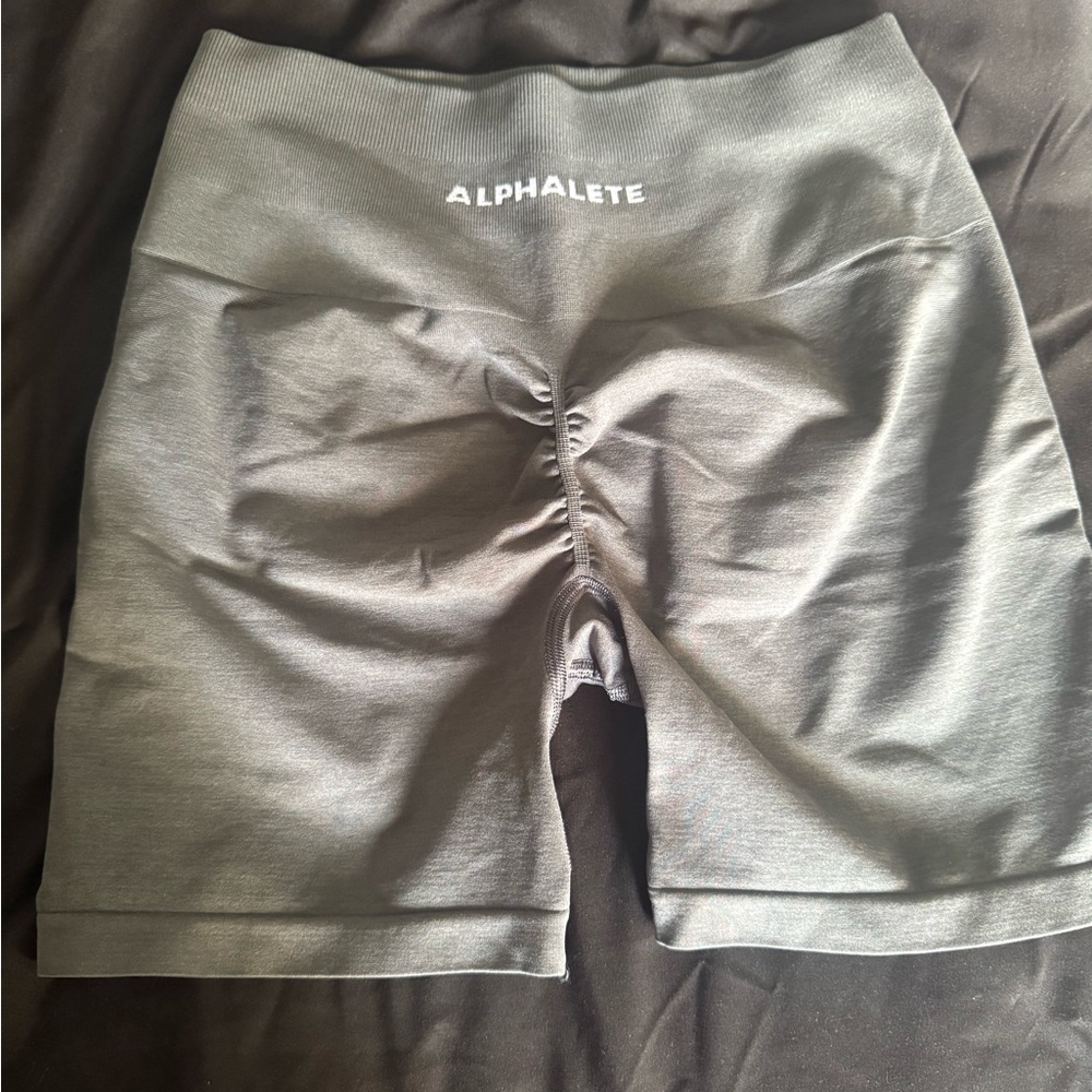 Alphalete Women's Athletic Shorts in Gray